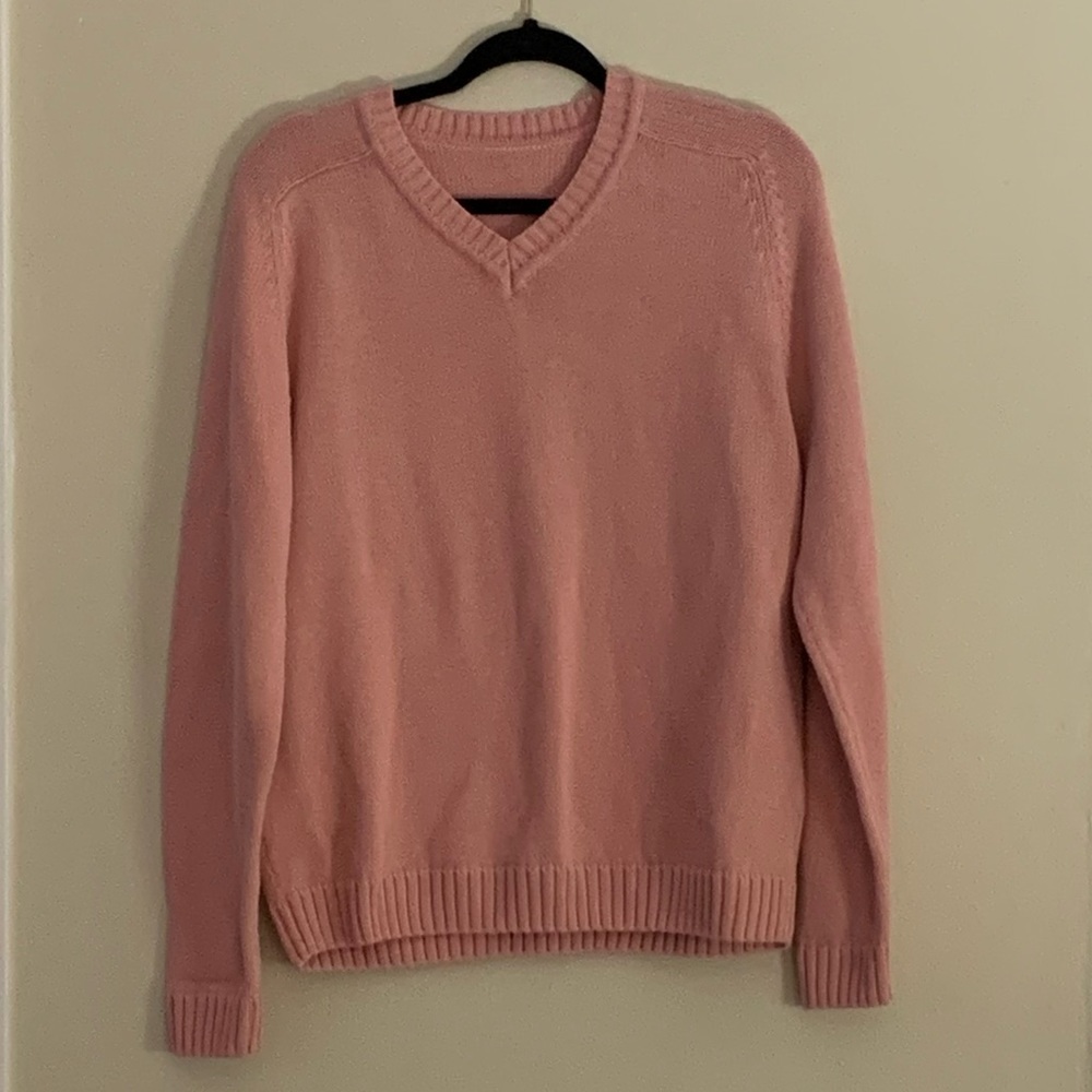 Beautiful Rose Pink Knit Sweater